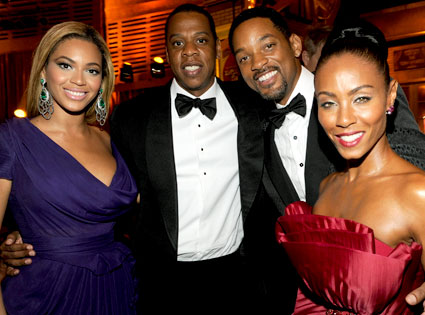 Beyonce, Jay-Z, Will Smith, Jada Pinkett Smith Beyonce, Jay-Z, Will Smith, Jada Pinkett Smith